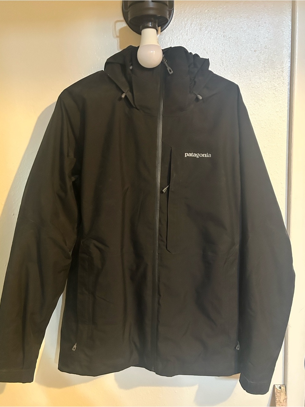 Patagonia Men’s Black Coat with Hood